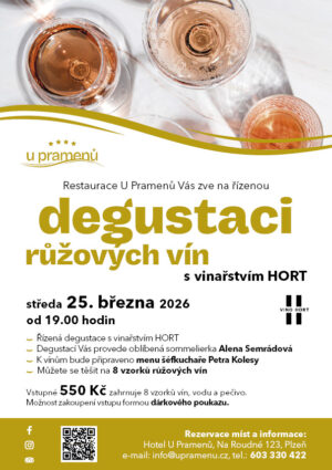 Degustace růžových vín s vinařstvím HORT