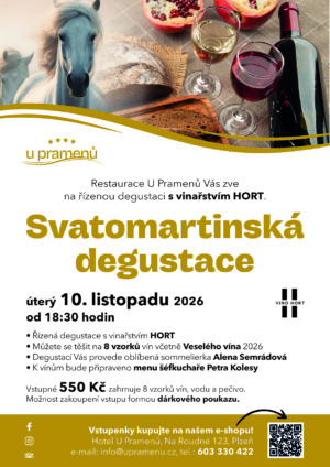 Svatomartinská degustace s vinařstvím HORT - 10.11.2026